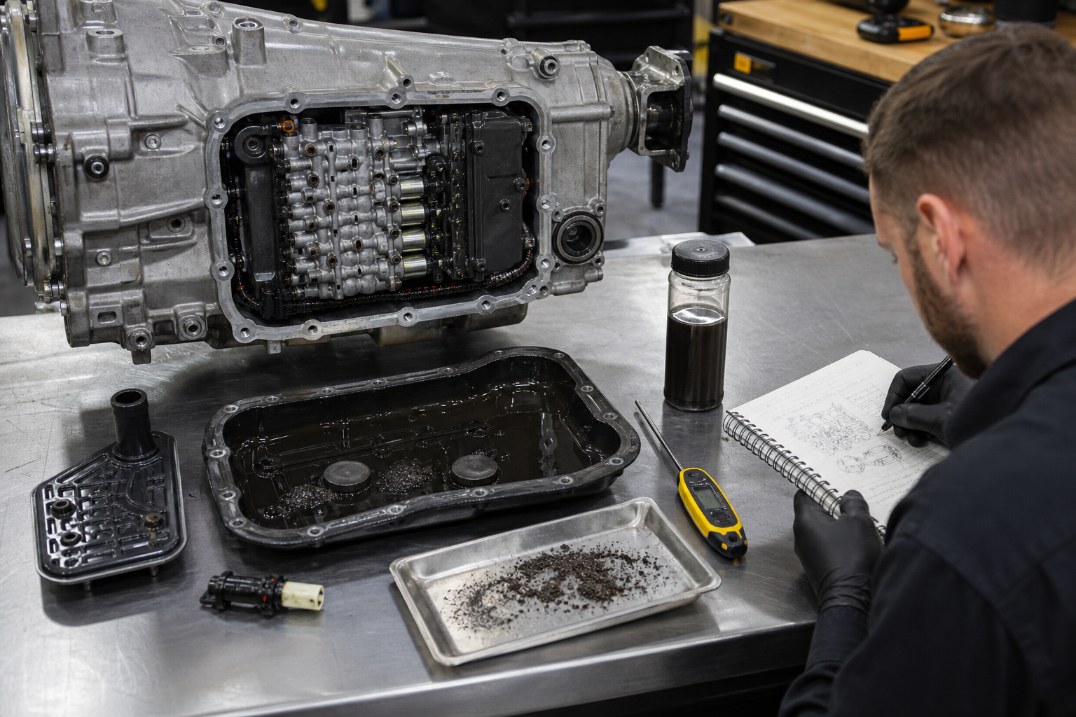 Fluid, Heat, Leaks, and Service History for the 7G Tronic transmission for 7G Tronic transmission Diagnosis and Repair Decisions Near Joliet