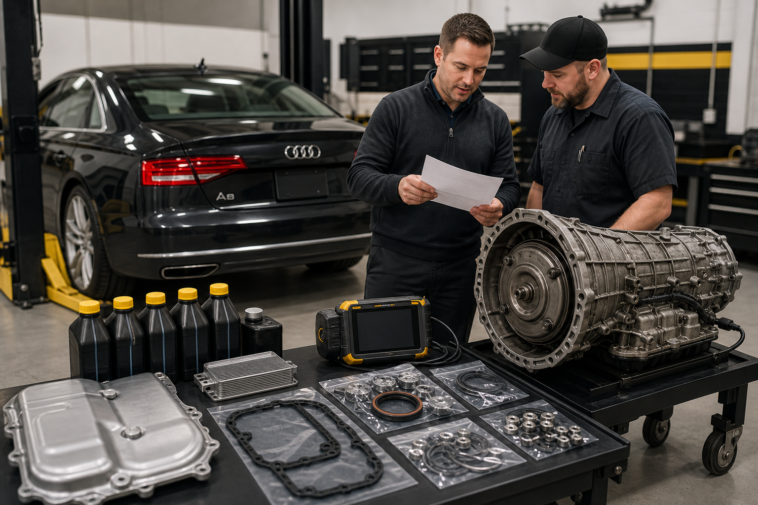 What a Written Estimate Should Separate for the Audi A8 for Audi A8 Transmission Help for Joliet-Area Drivers