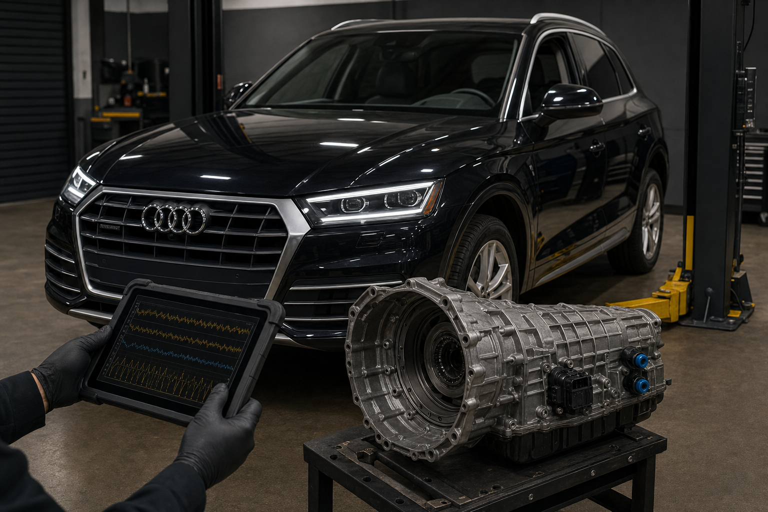 Audi Transmission Help Near Joliet diagnostic and repair context