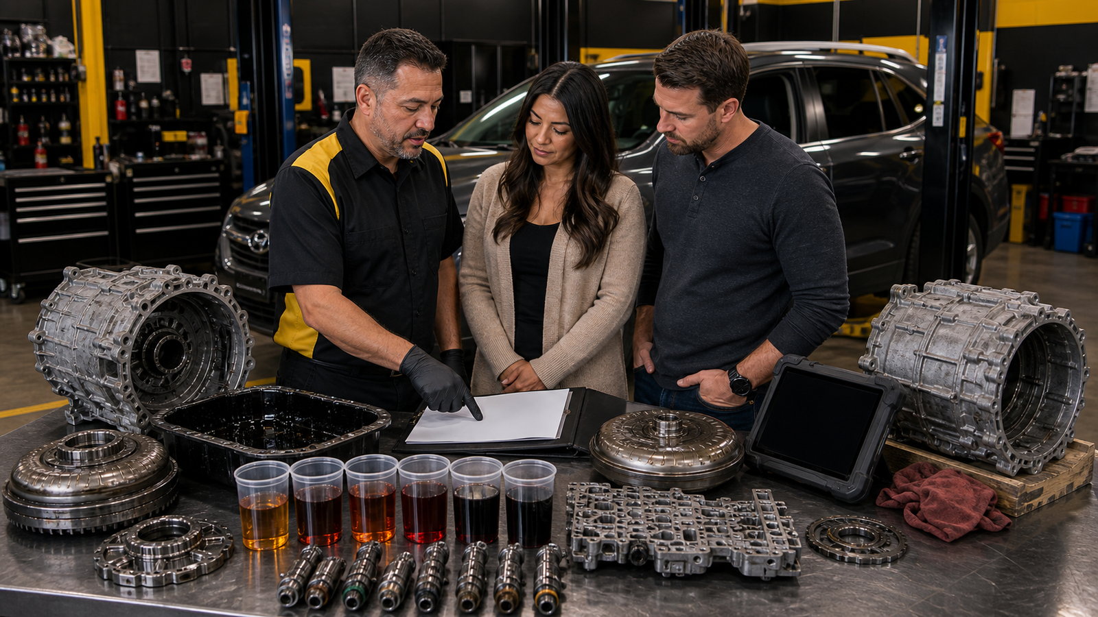 Identification and Data Before Parts for Comparing National Chains and Transmission-Focused Options Near Joliet