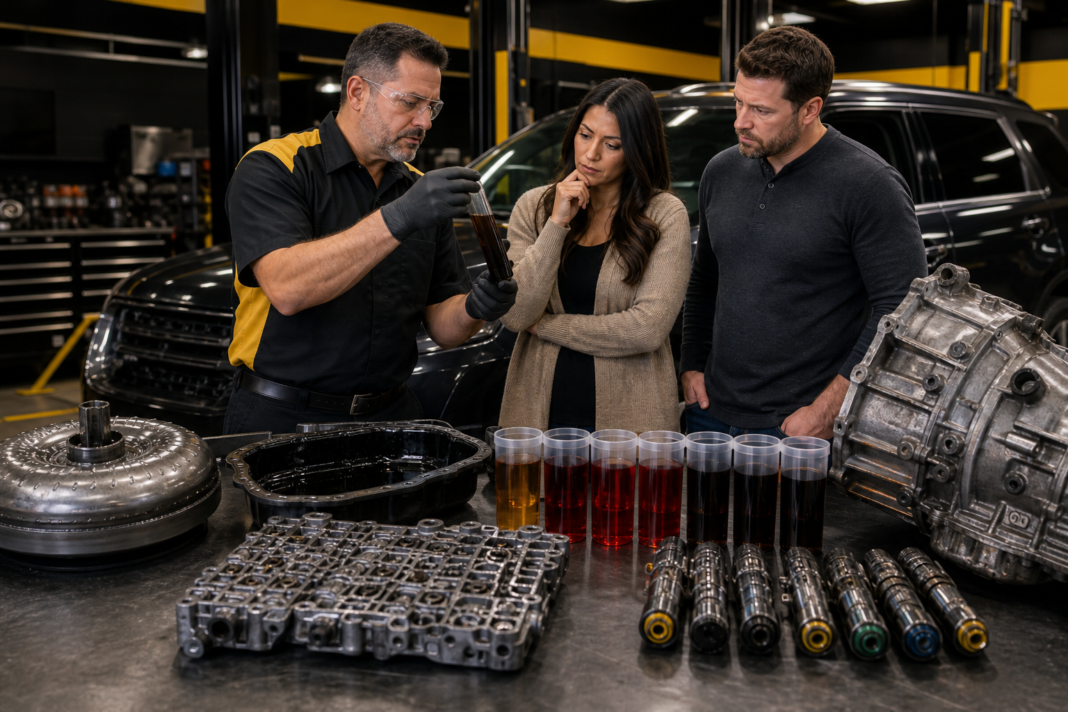 Burnt Transmission Fluid: Color, Smell, Heat Damage, and What To Do diagnostic and repair context