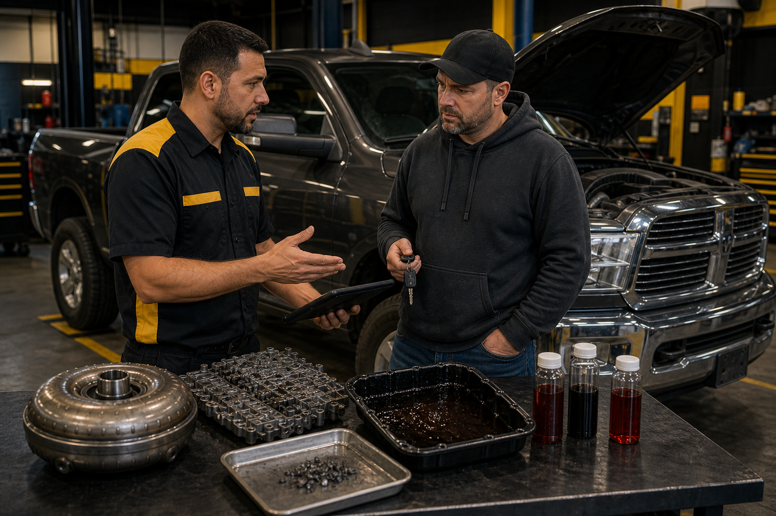 When to Park It and Ask About Towing for Dodge Ram Transmission Problems in Joliet: 545RFE and 68RFE Failure Guide