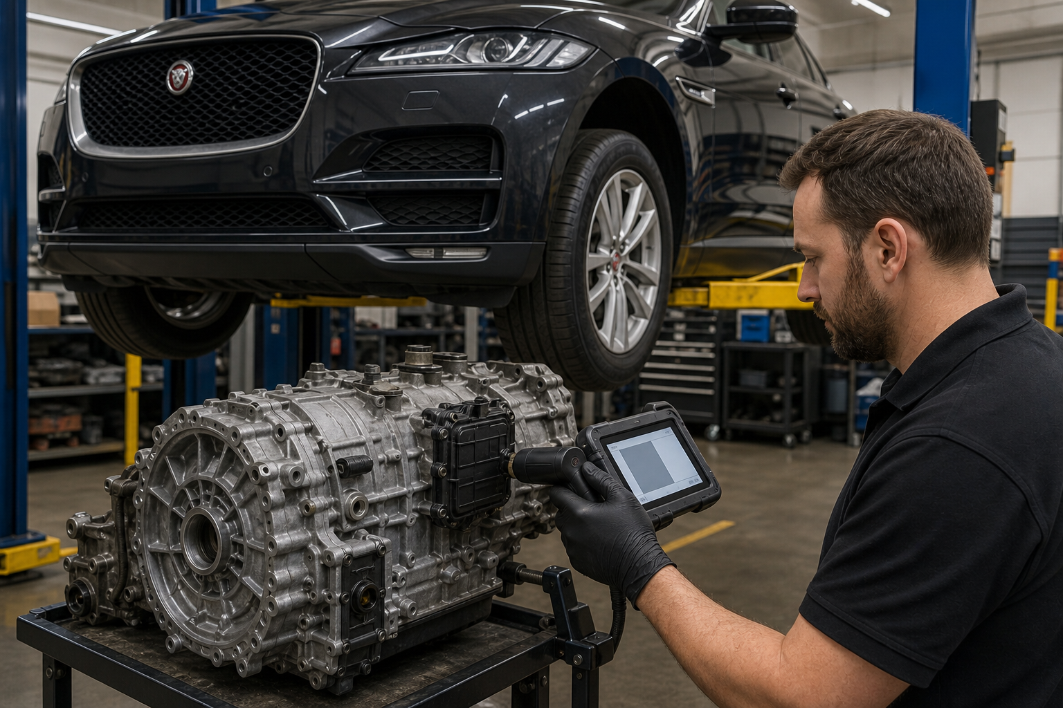 Jaguar Transmission Help Near Joliet diagnostic and repair context
