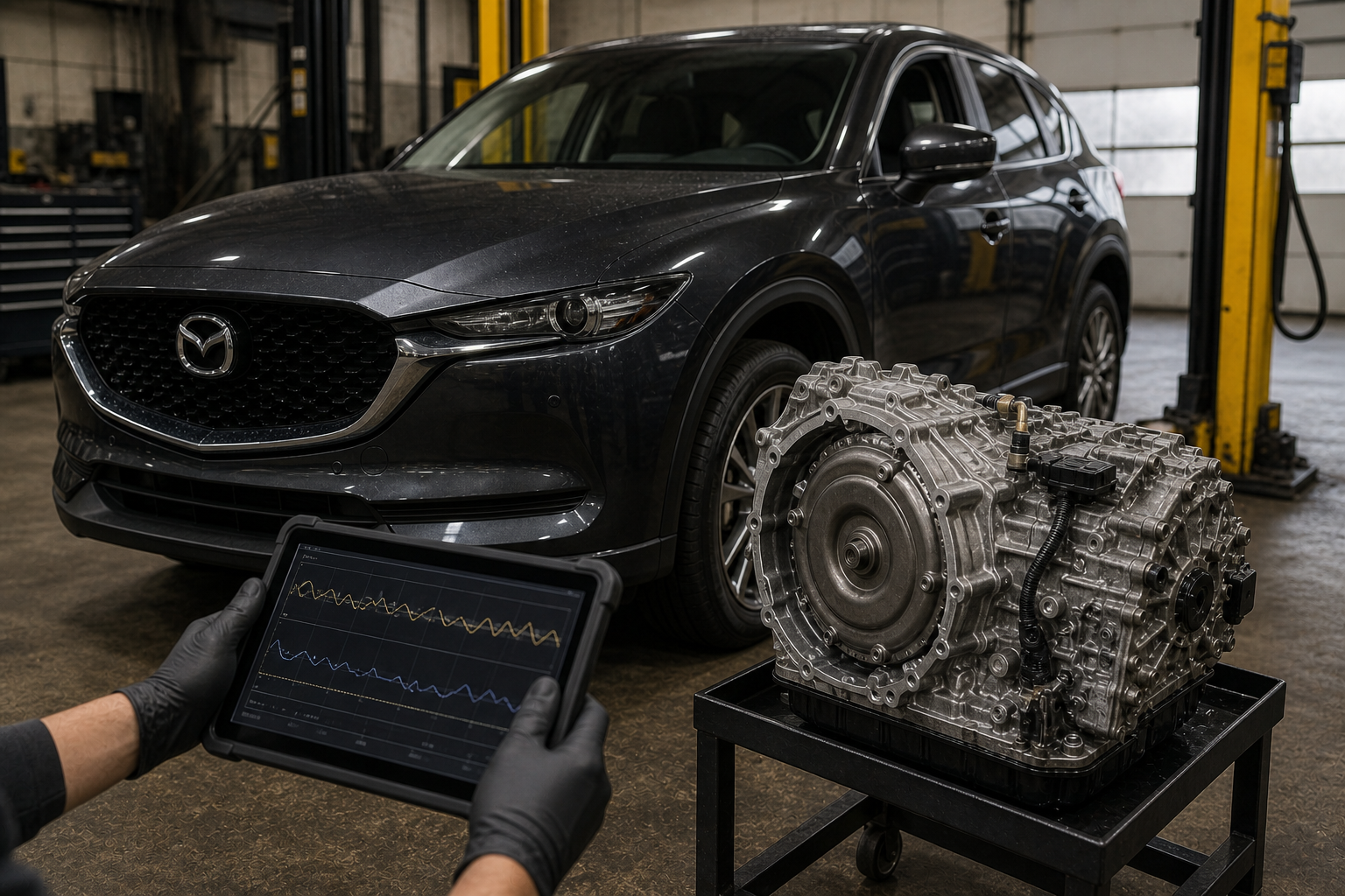 Mazda Transmission Help Near Joliet diagnostic and repair context