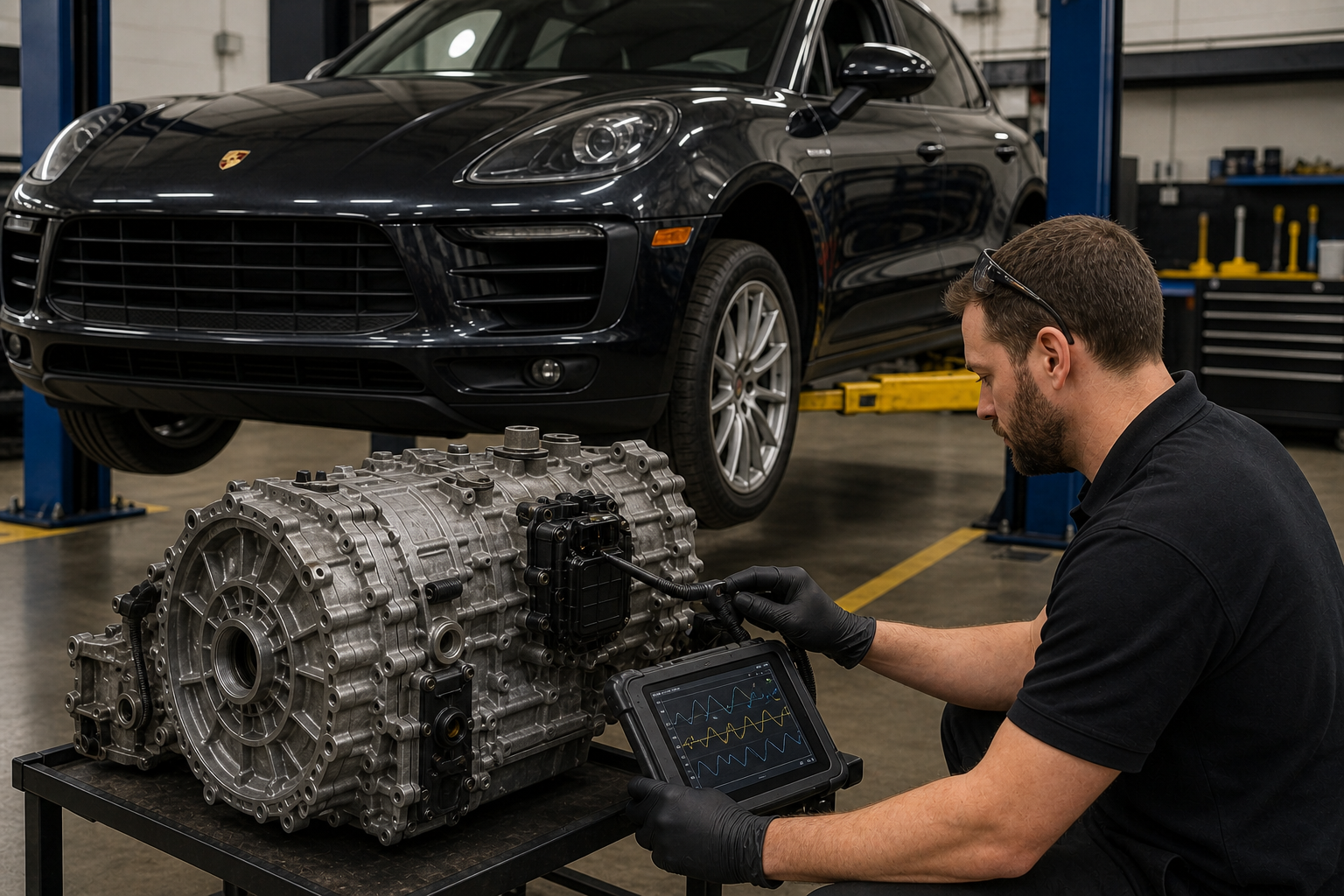 Porsche Transmission Help Near Joliet diagnostic and repair context