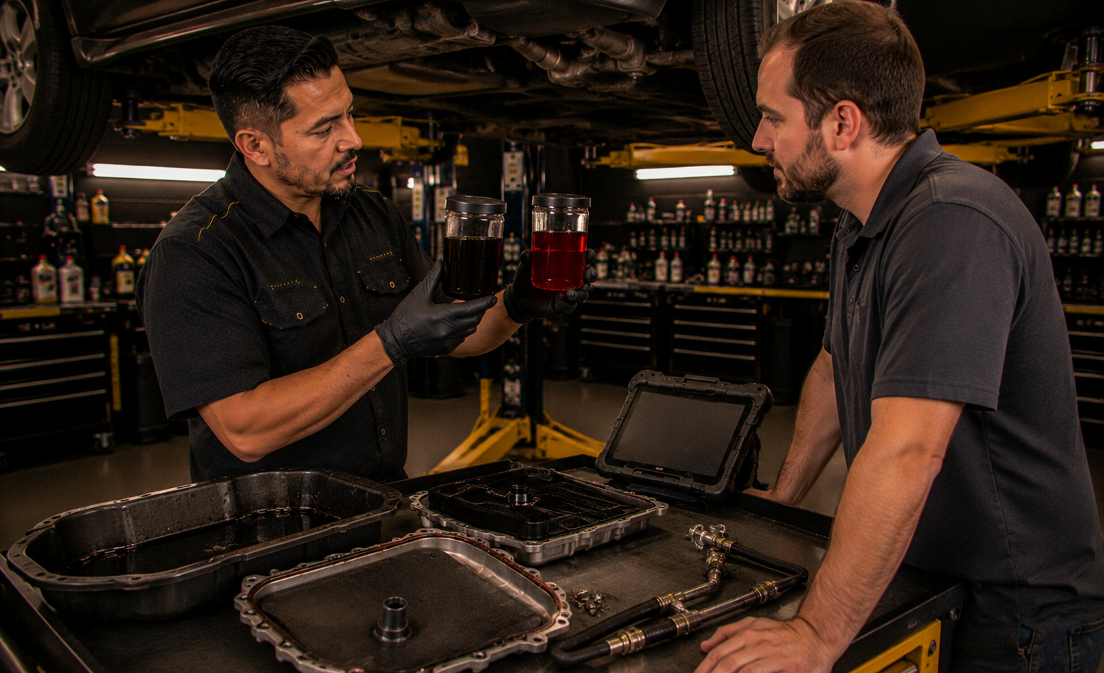 Transmission Fluid Service and Flush Guidance in Joliet diagnostic and repair context