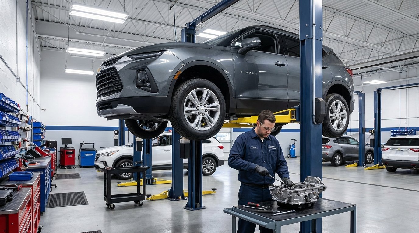Verification After Transmission Flush for Transmission Fluid Service and Flush Guidance in Joliet